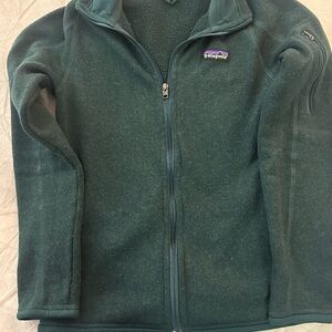 Patagonia Green Full-Zip Fleece Jacket